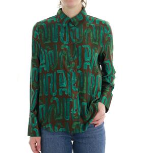 CAMICIA QUEEN TIBE MARRONE